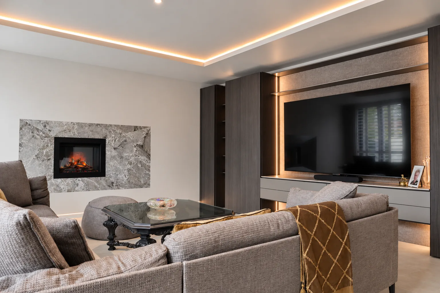 Modern living room renovation